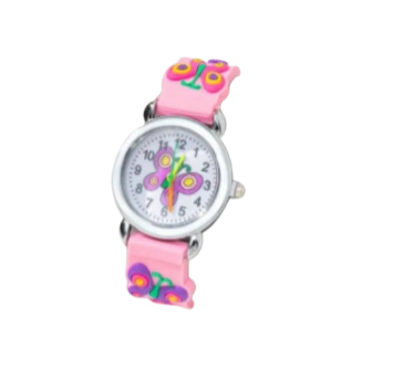 Jewellery - Girl - watch - pink butterfly