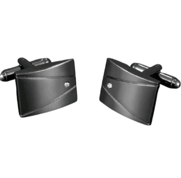 Jewellery - Cufflinks - black square