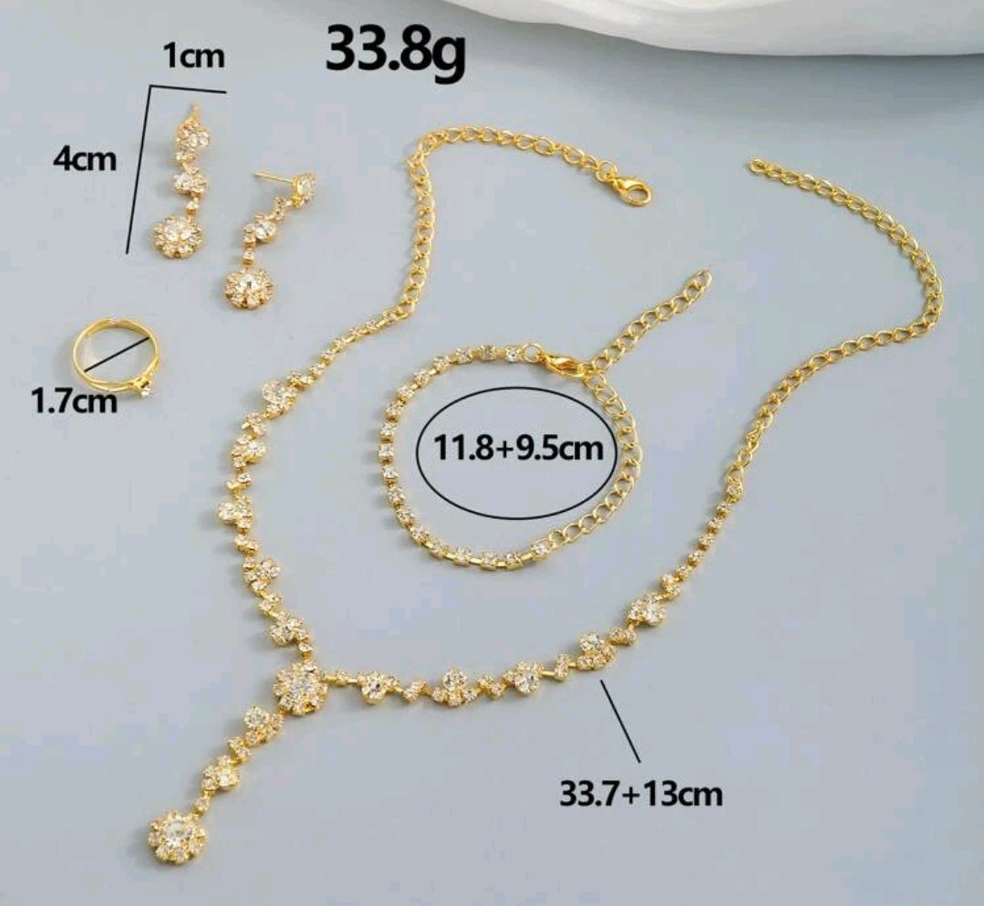 Jewellery Set - glitzy gold