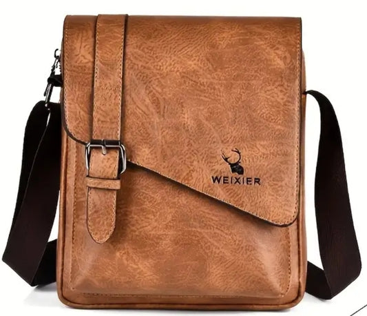 Bag - Crossbody - tan leather