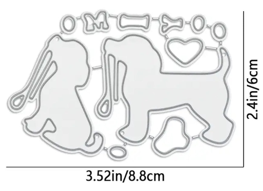 Craft - metal die - dogs