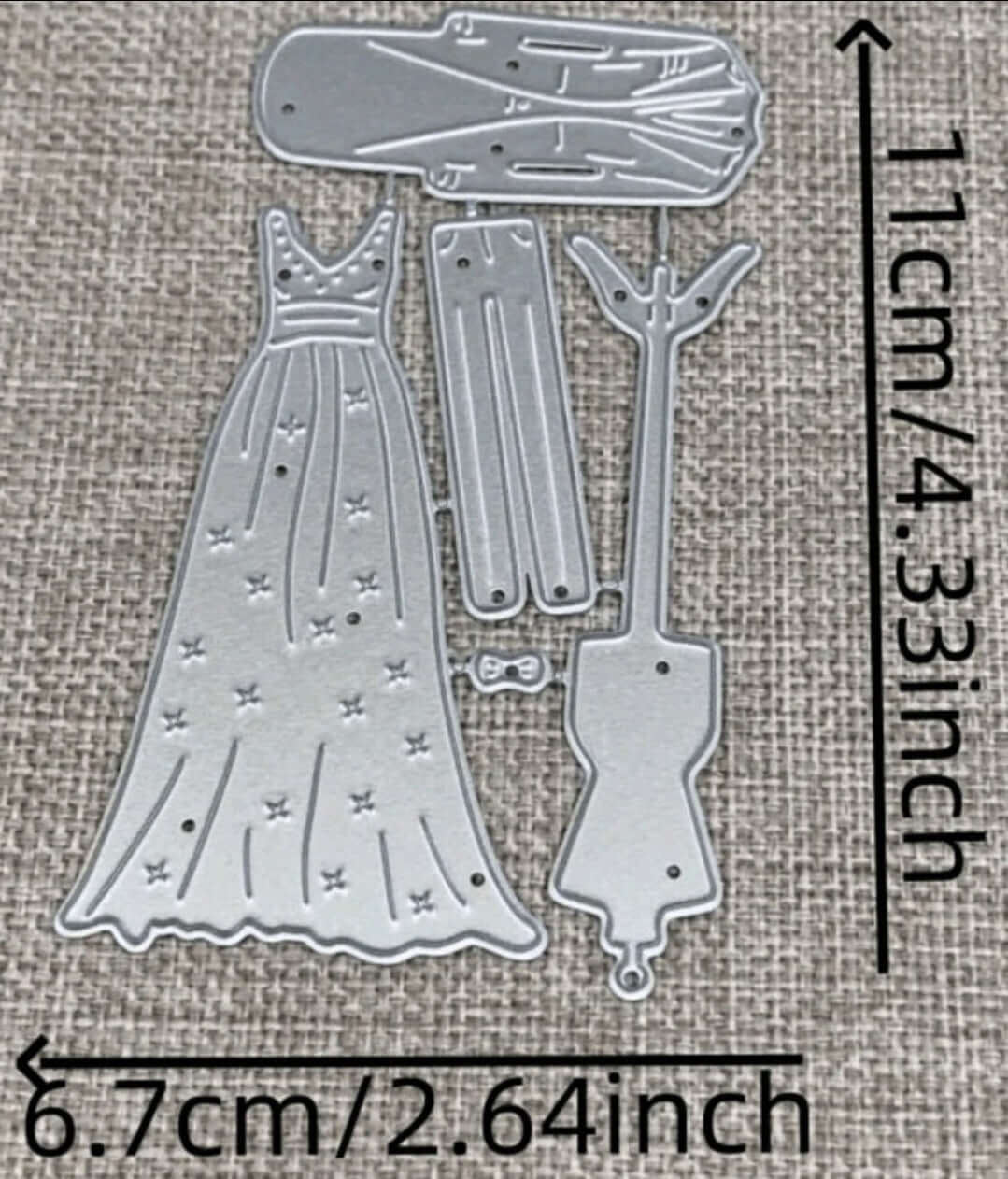 Craft - metal die - Bride Groom