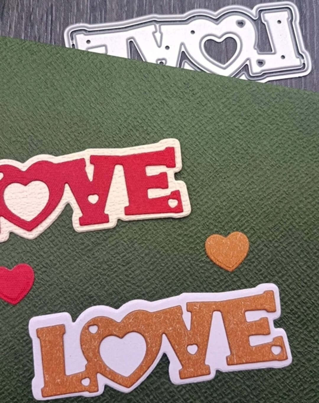 Craft - metal die - love