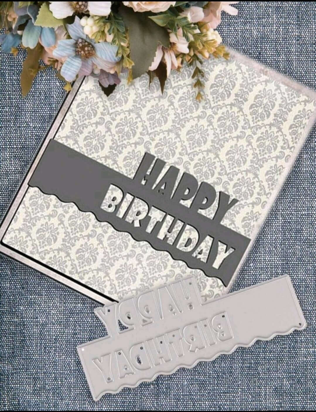 Craft - metal die - Happy Birthday