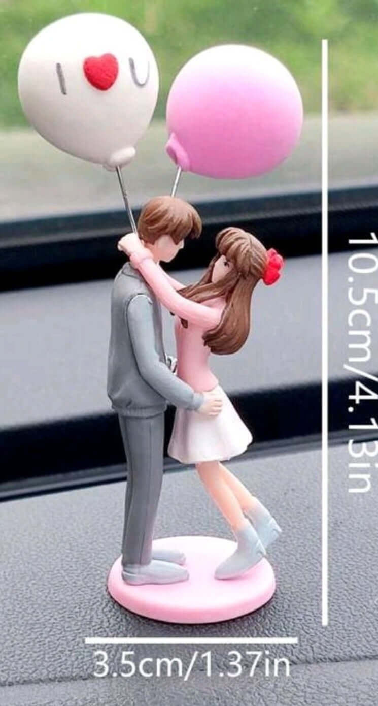 cute couple resin cake topper