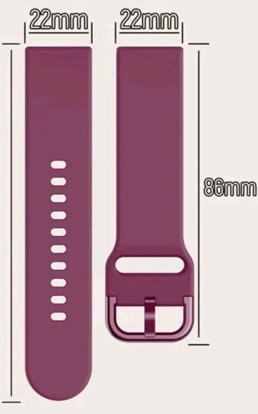 Watch Strap - silicone purple