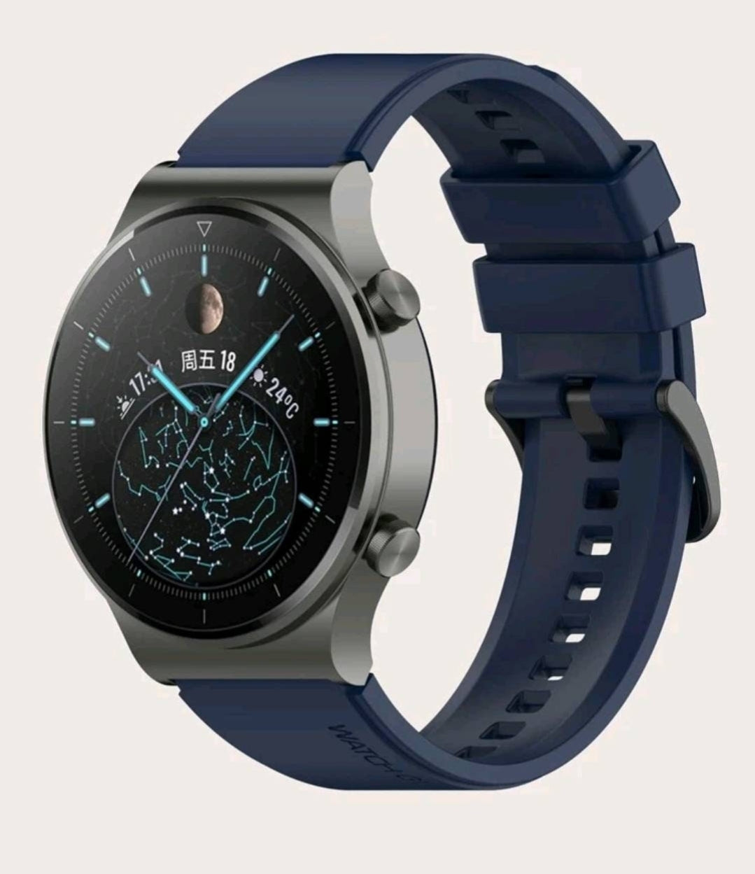 Watch Strap - silicone navy