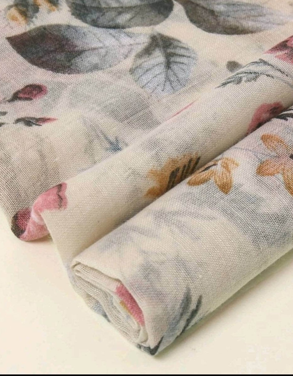 Scarf - autumnal floral