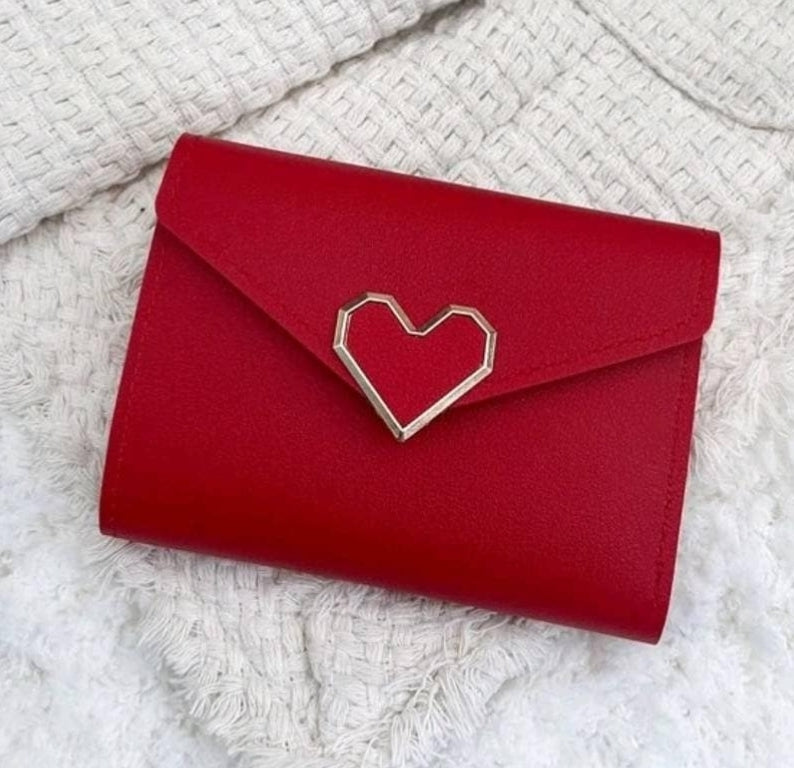 Purse - red heart