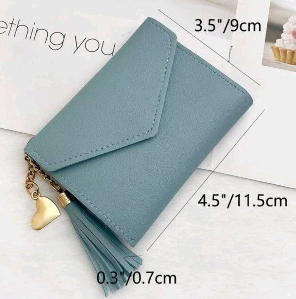 Purse - teal heart