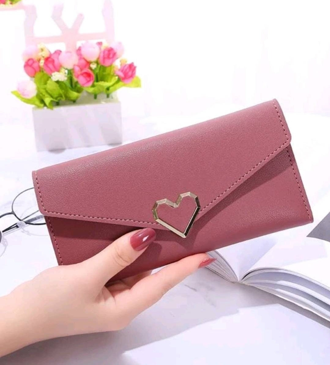 Purse - Dusty pink heart