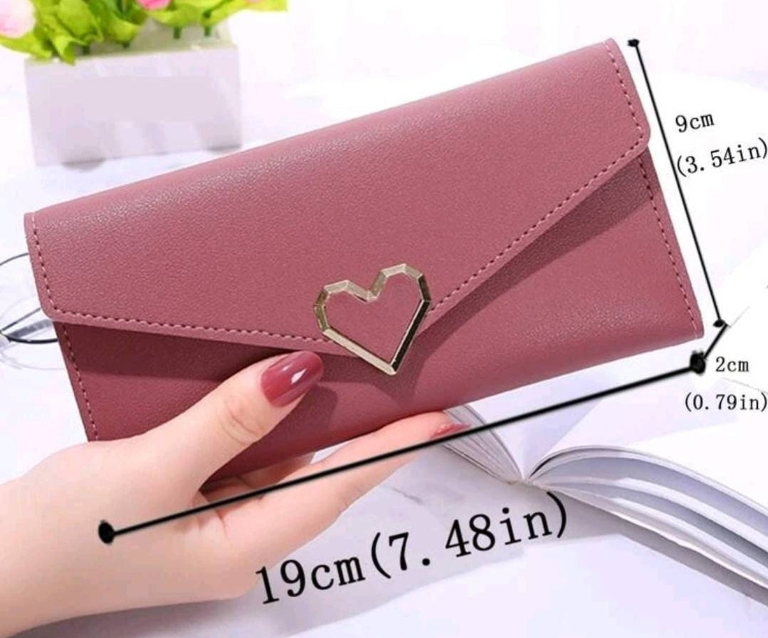 Purse - Dusty pink heart