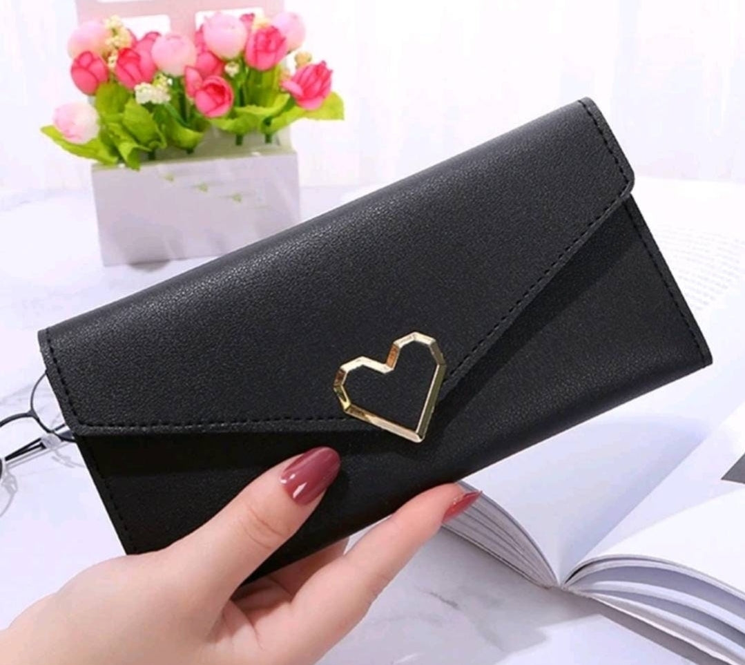 Purse - black heart