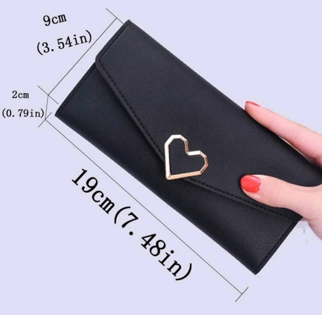 Purse - black heart