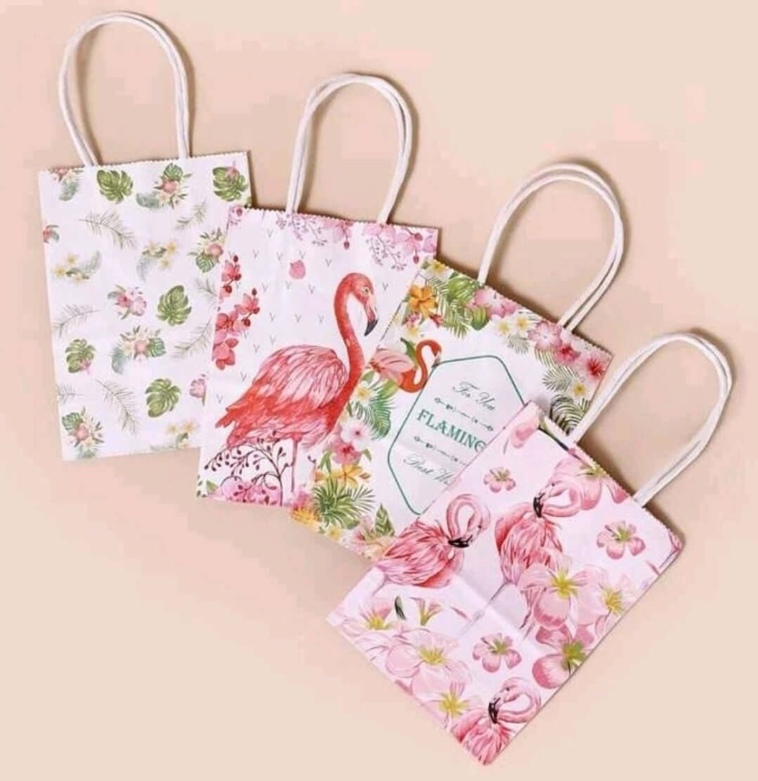 Gift bags - flamingo