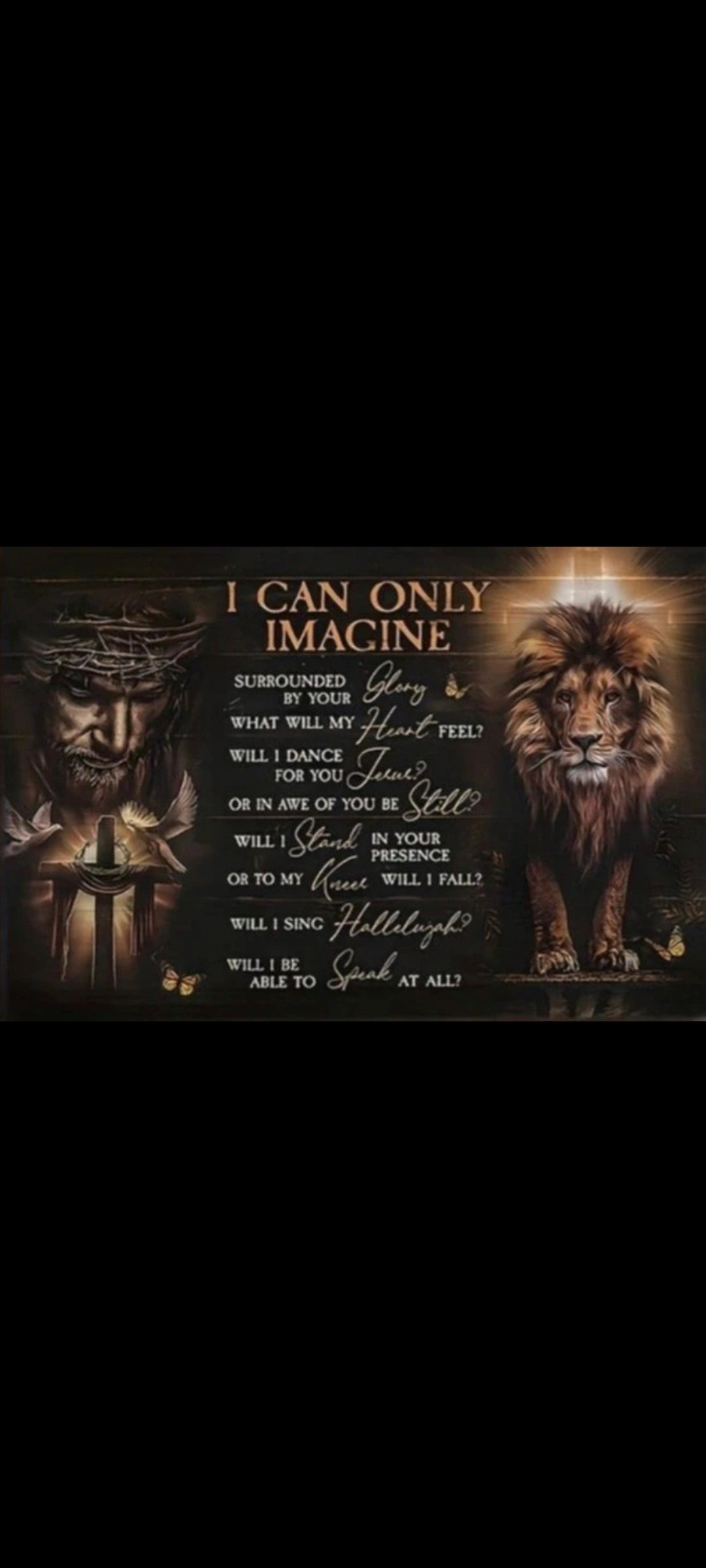 Home Decor - Canvas Poster - I can only imagine