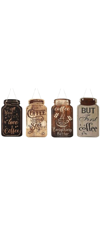 Home Decor - Plaque - coffee
