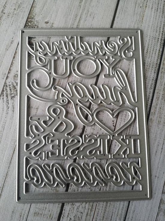 Craft - metal die - hugs kisses