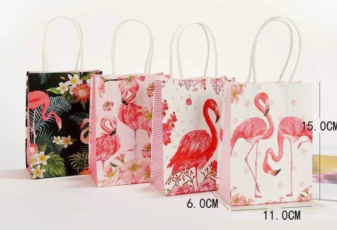 Gift bags - flamingo