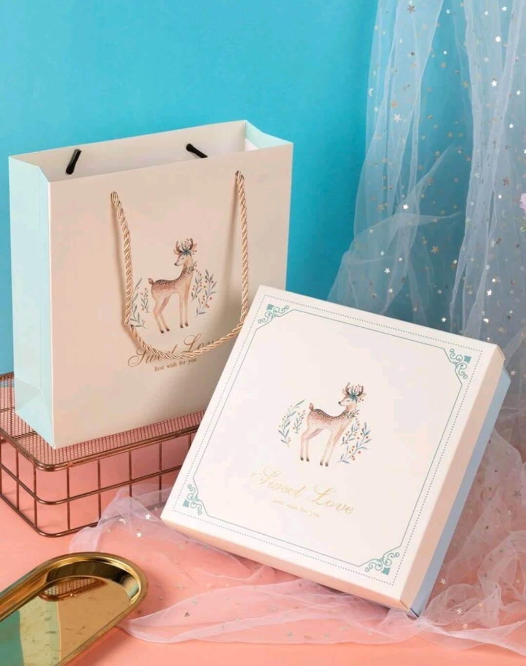 Gift Box + Bag - Deer