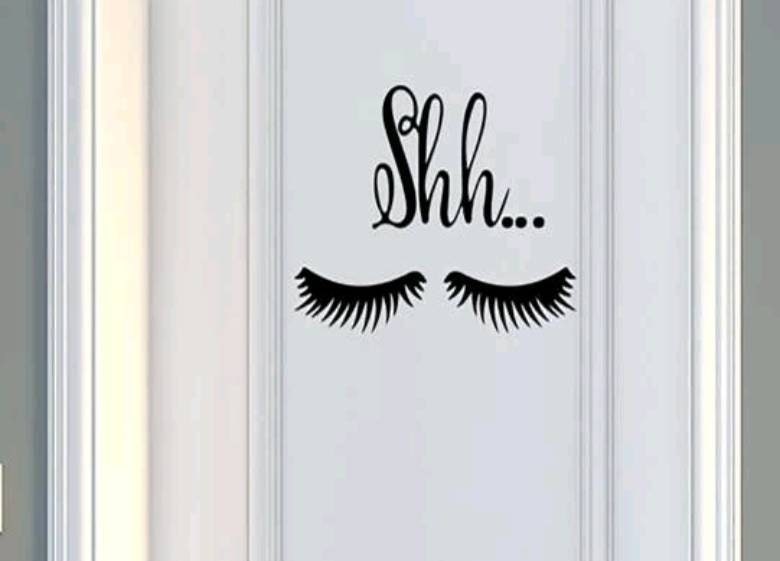 Wall Decal - sleepy shh