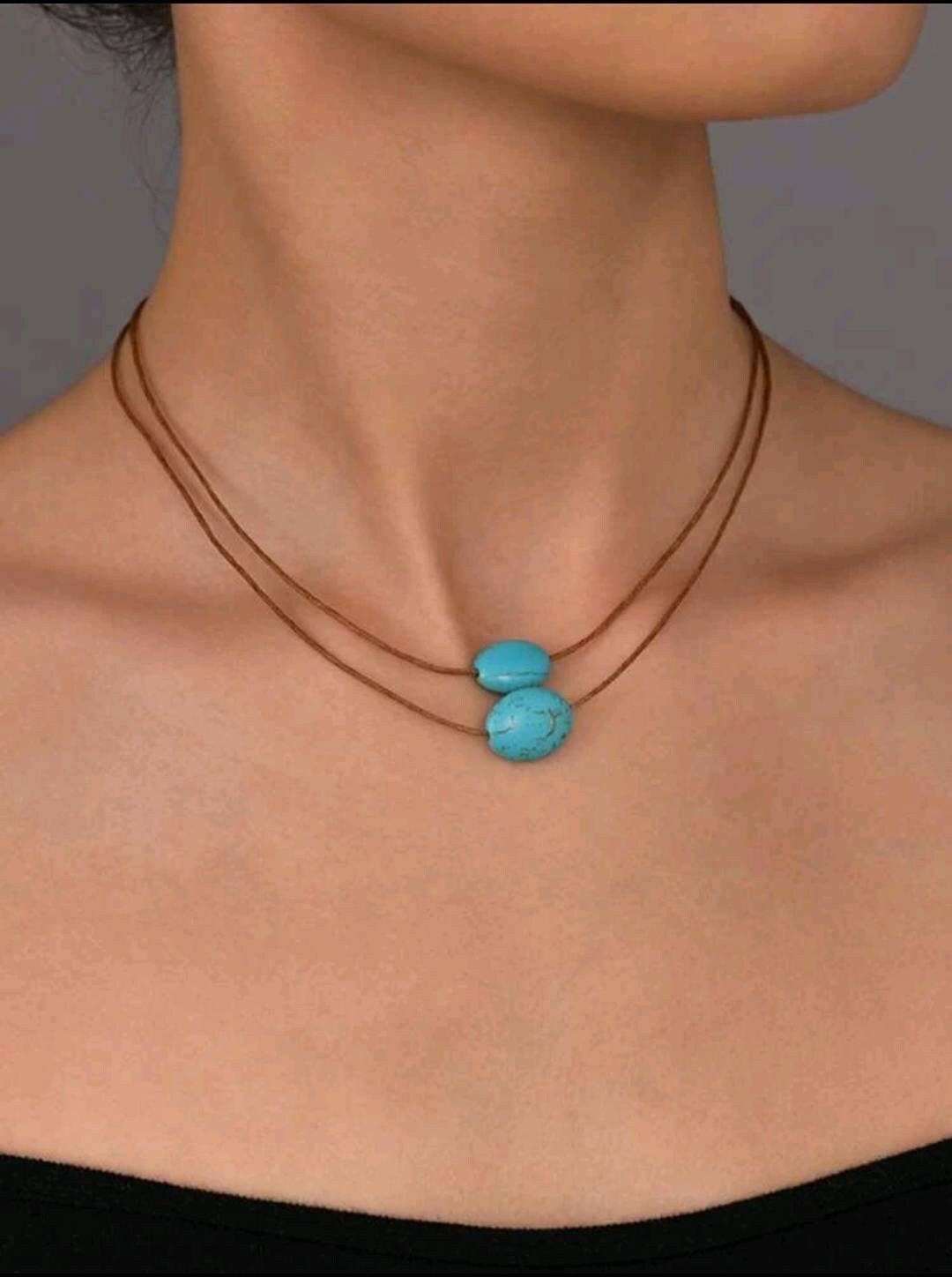 Necklace - Turquoise necklace