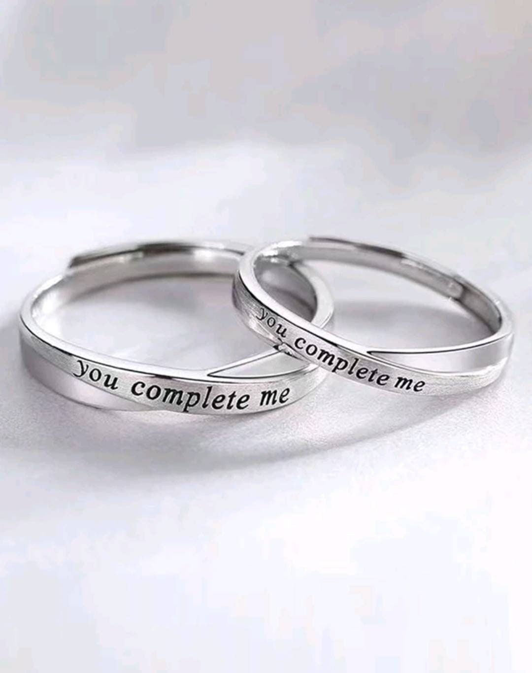 Rings (adjustable) - you complete me ring