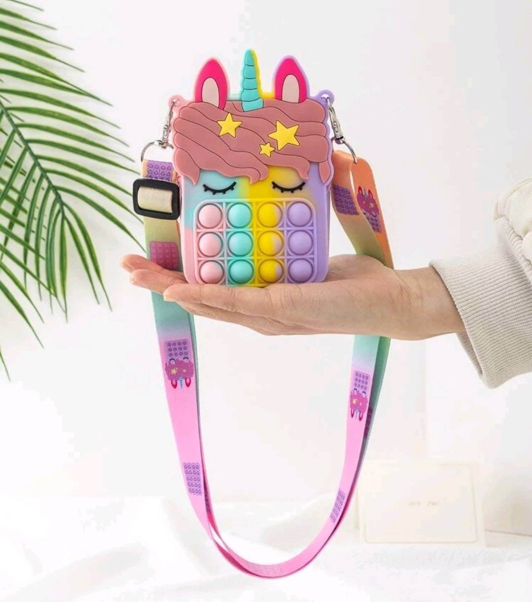 girl's unicorn silicone bag