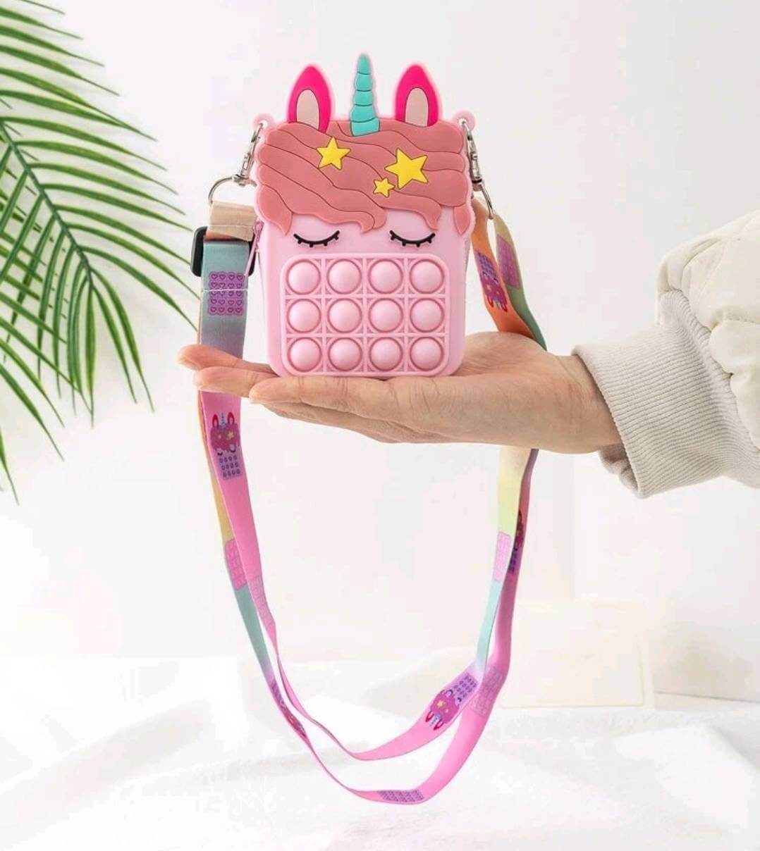 girl's unicorn silicone bag