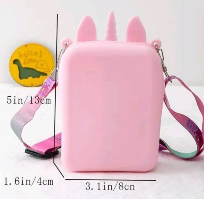 girl's unicorn silicone bag