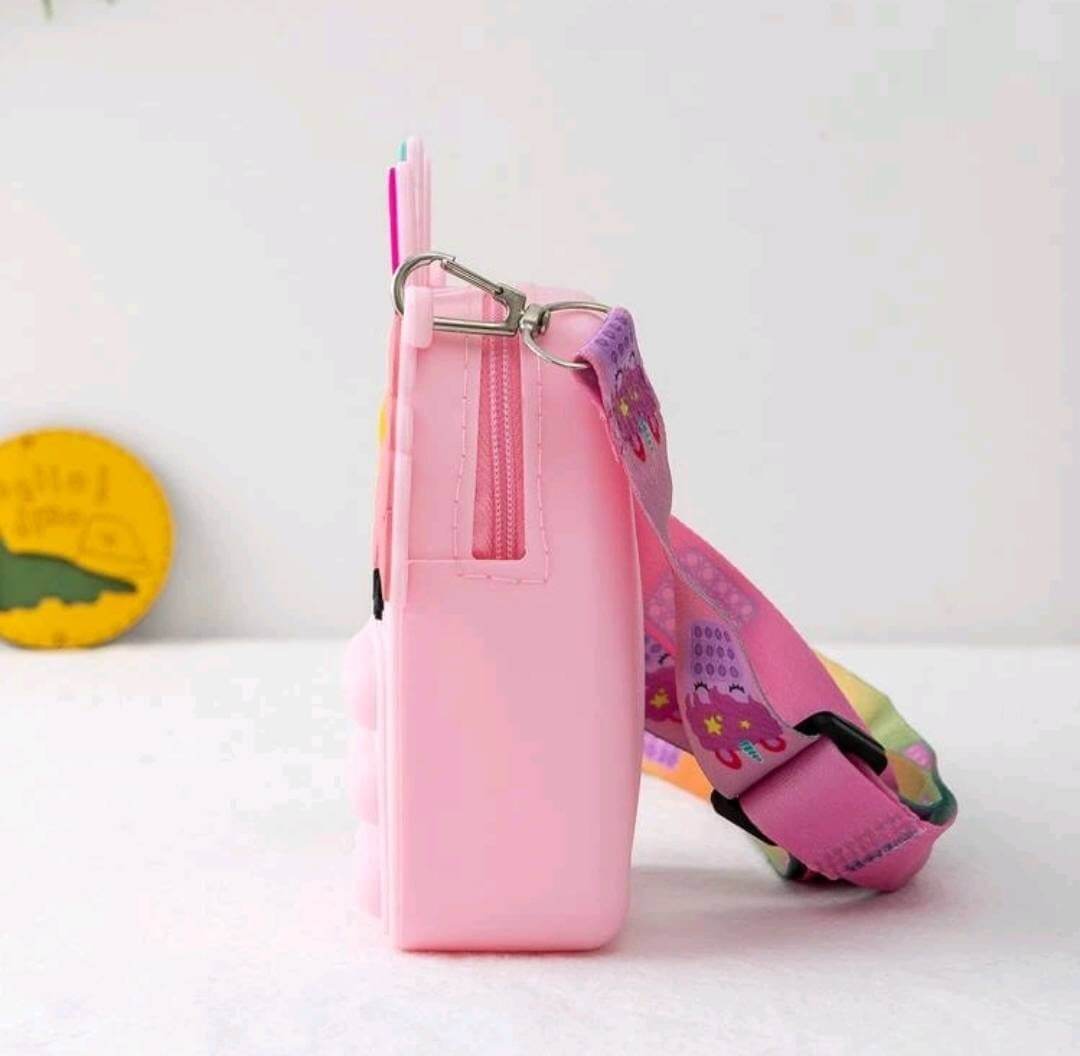 girl's unicorn silicone bag