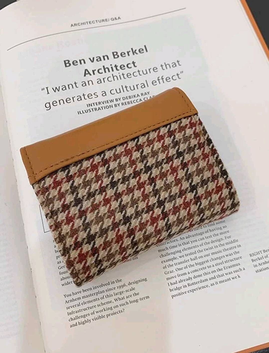 Purse - stunning houndstooth