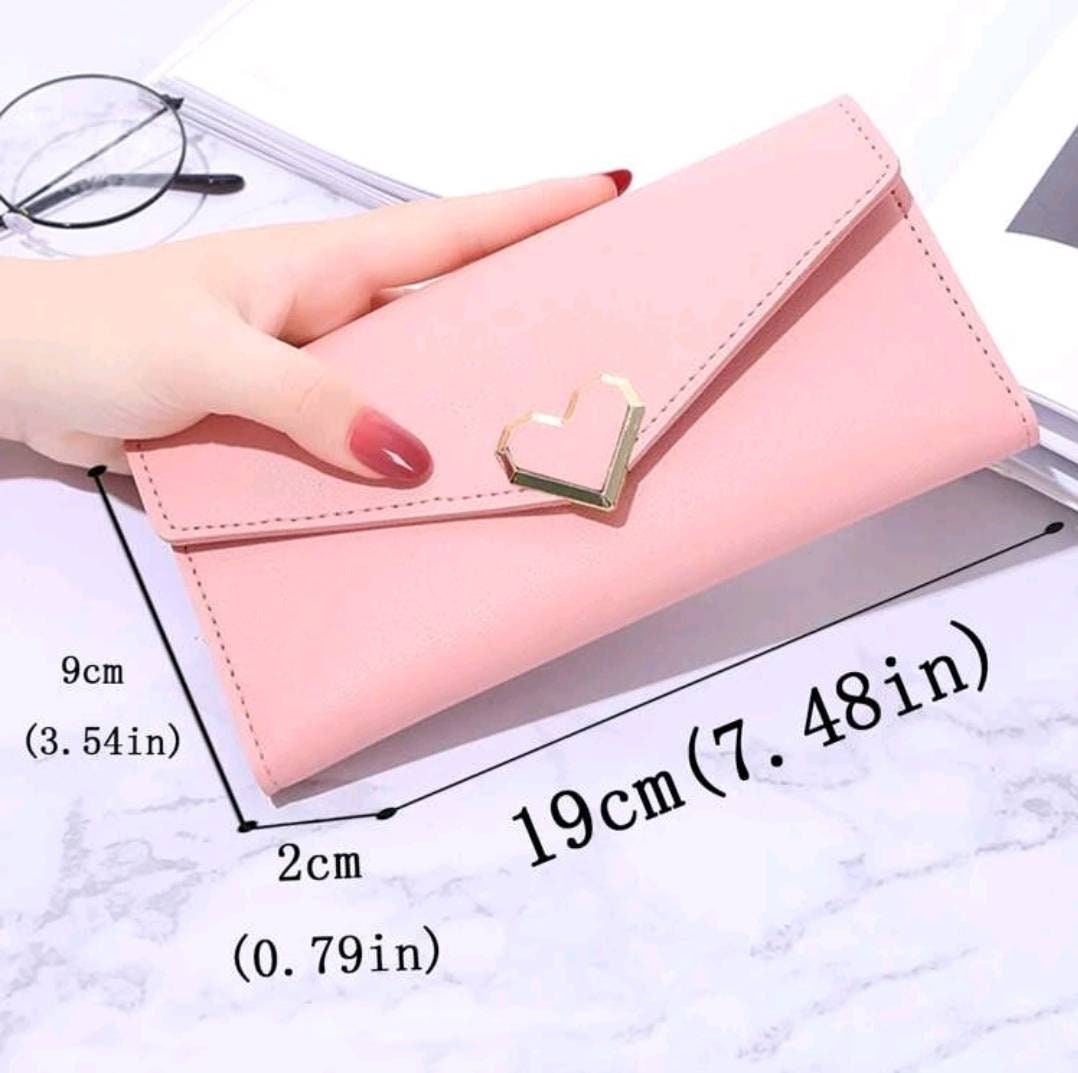 Purse - stunning long pink heart