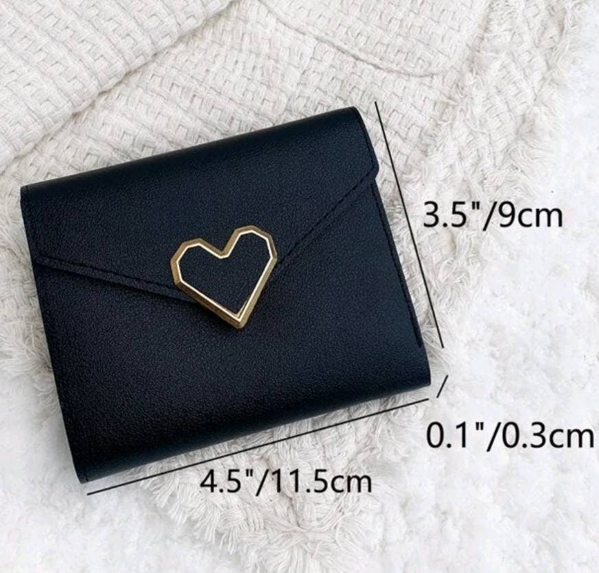 Purse - black heart
