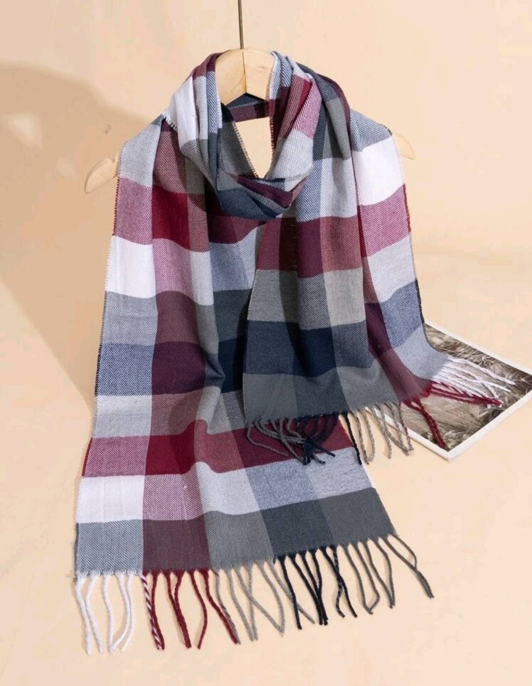 Scarf - multi Plaid