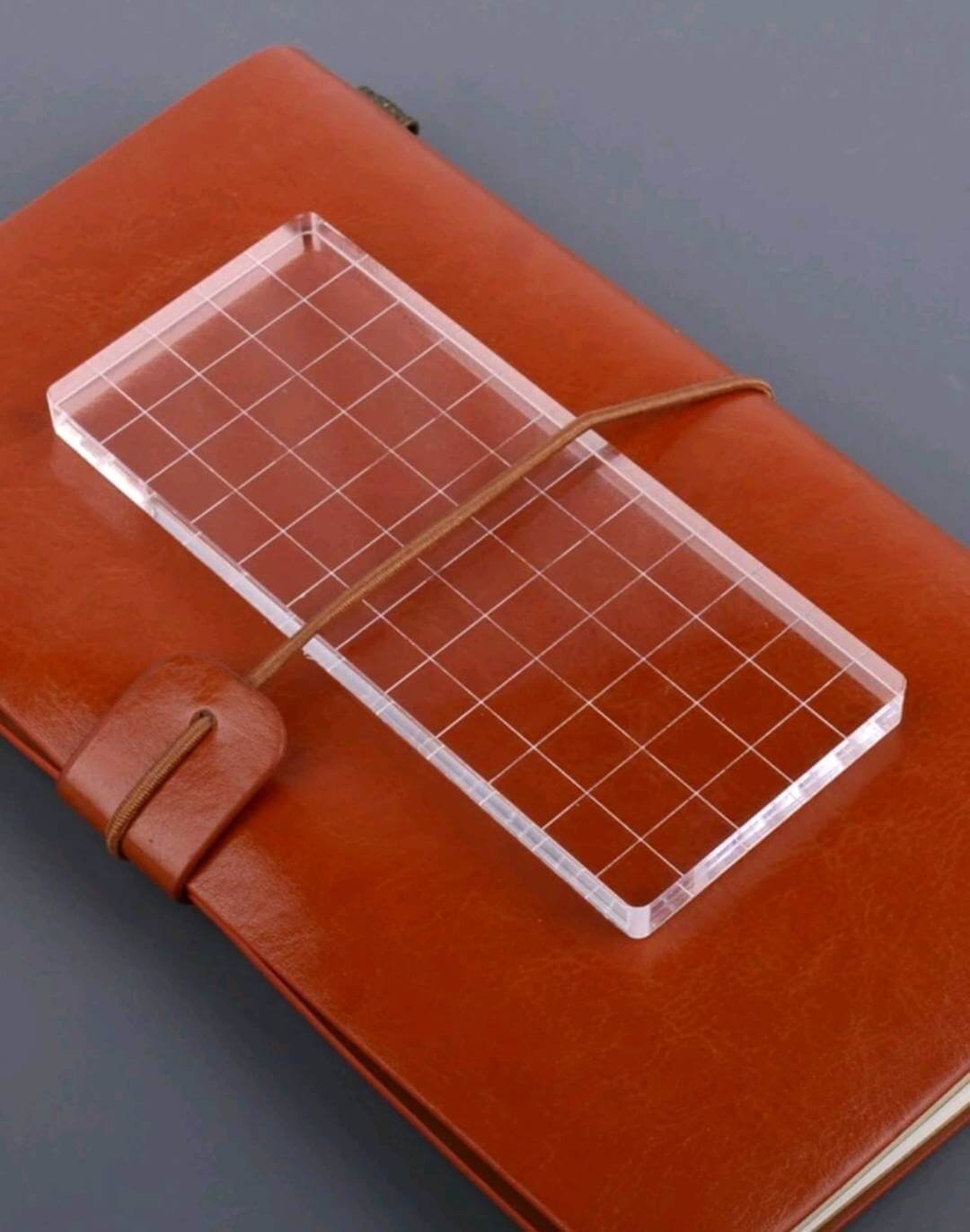 Craft - reusable stamp acrylic mount - rectangular