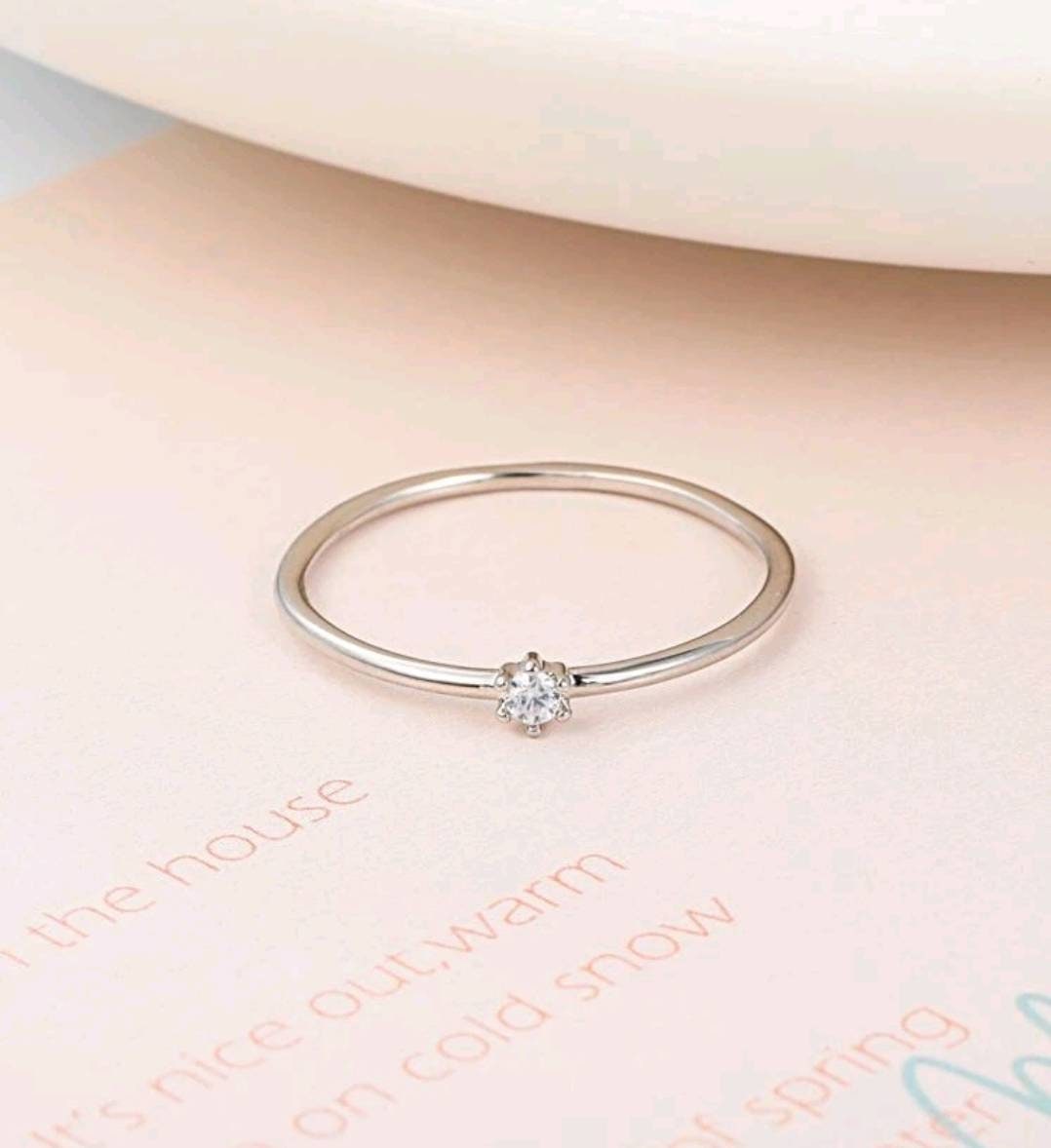 Ring (N) - glitzy zircon