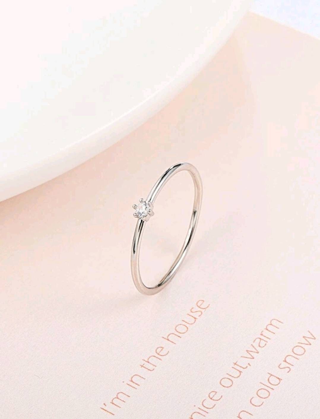 Ring (N) - glitzy zircon