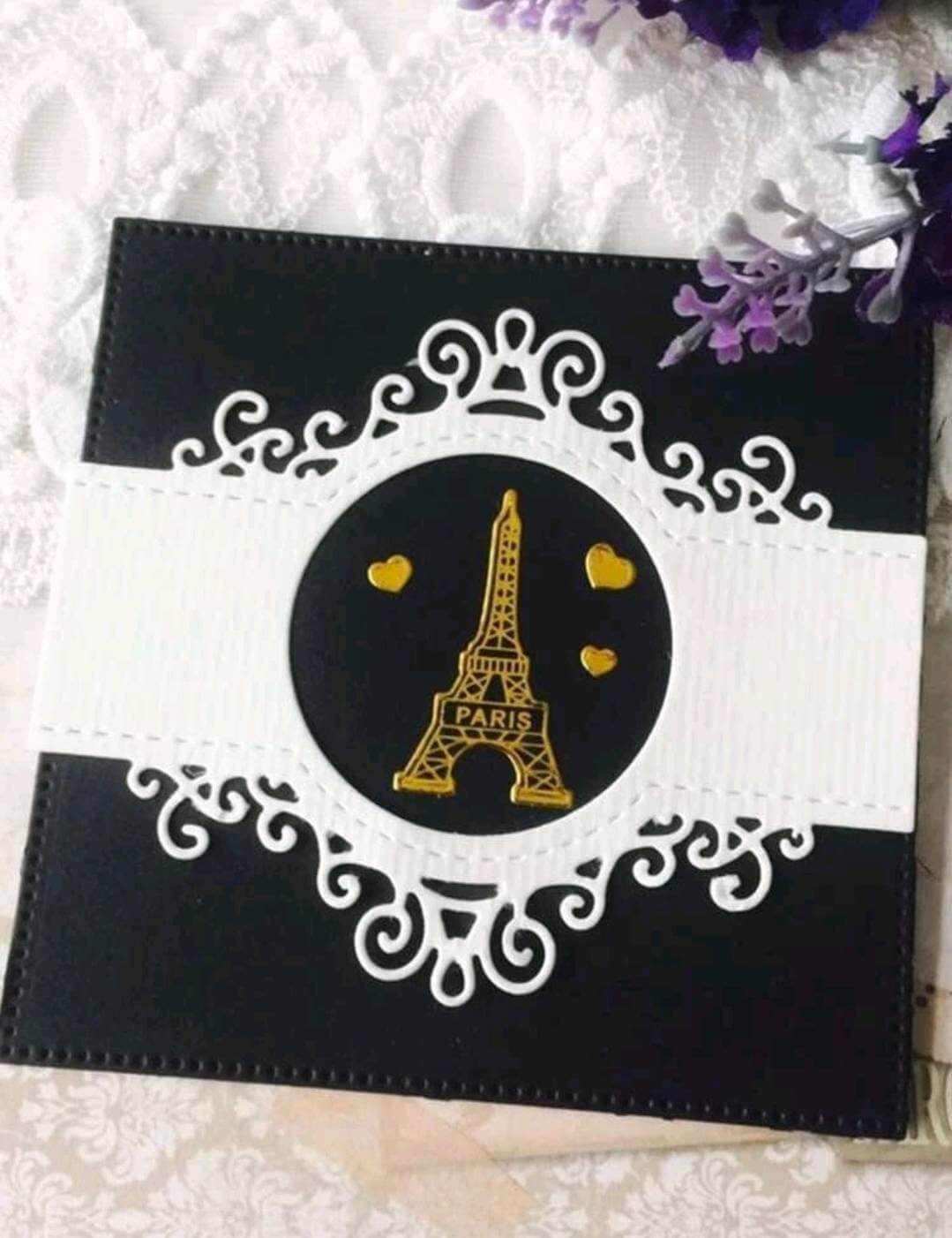 Craft - metal die - filigree frame