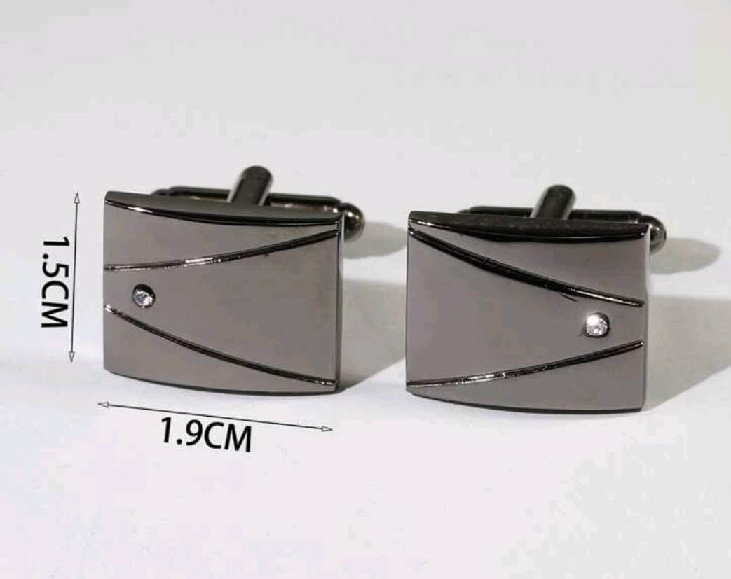 Cufflinks - black square