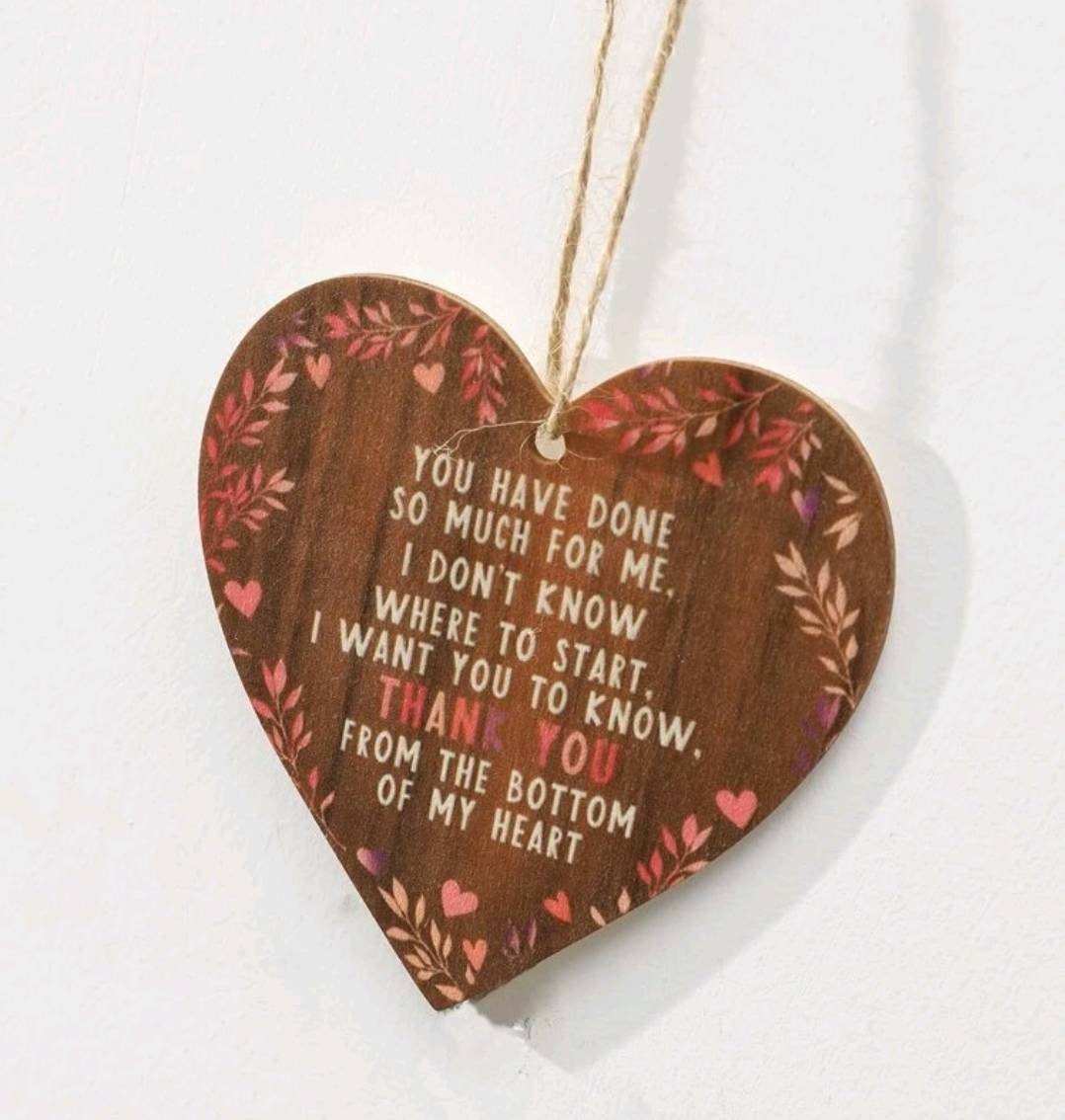 Plaque - thank you gift