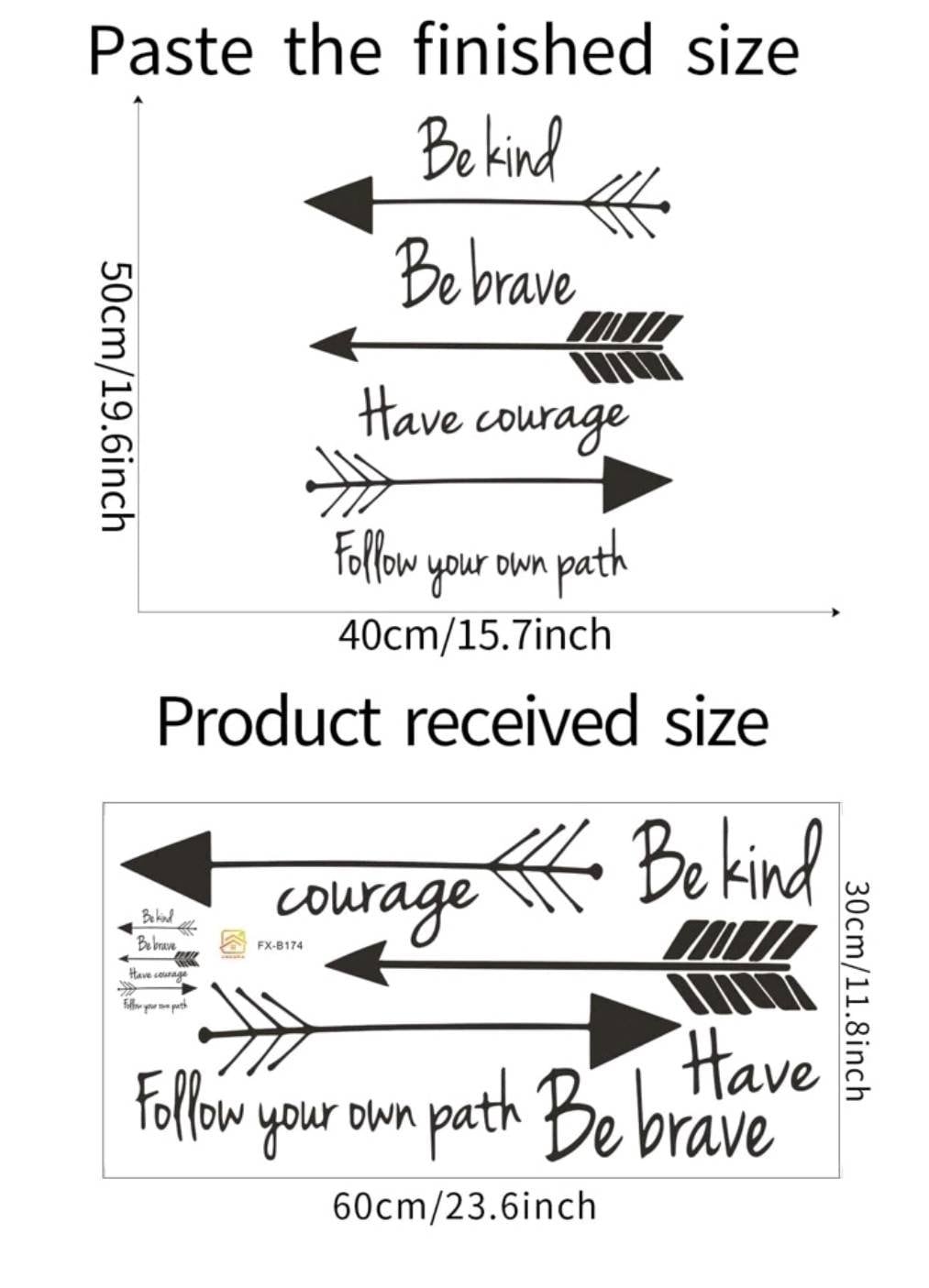 Wall Decal - be kind