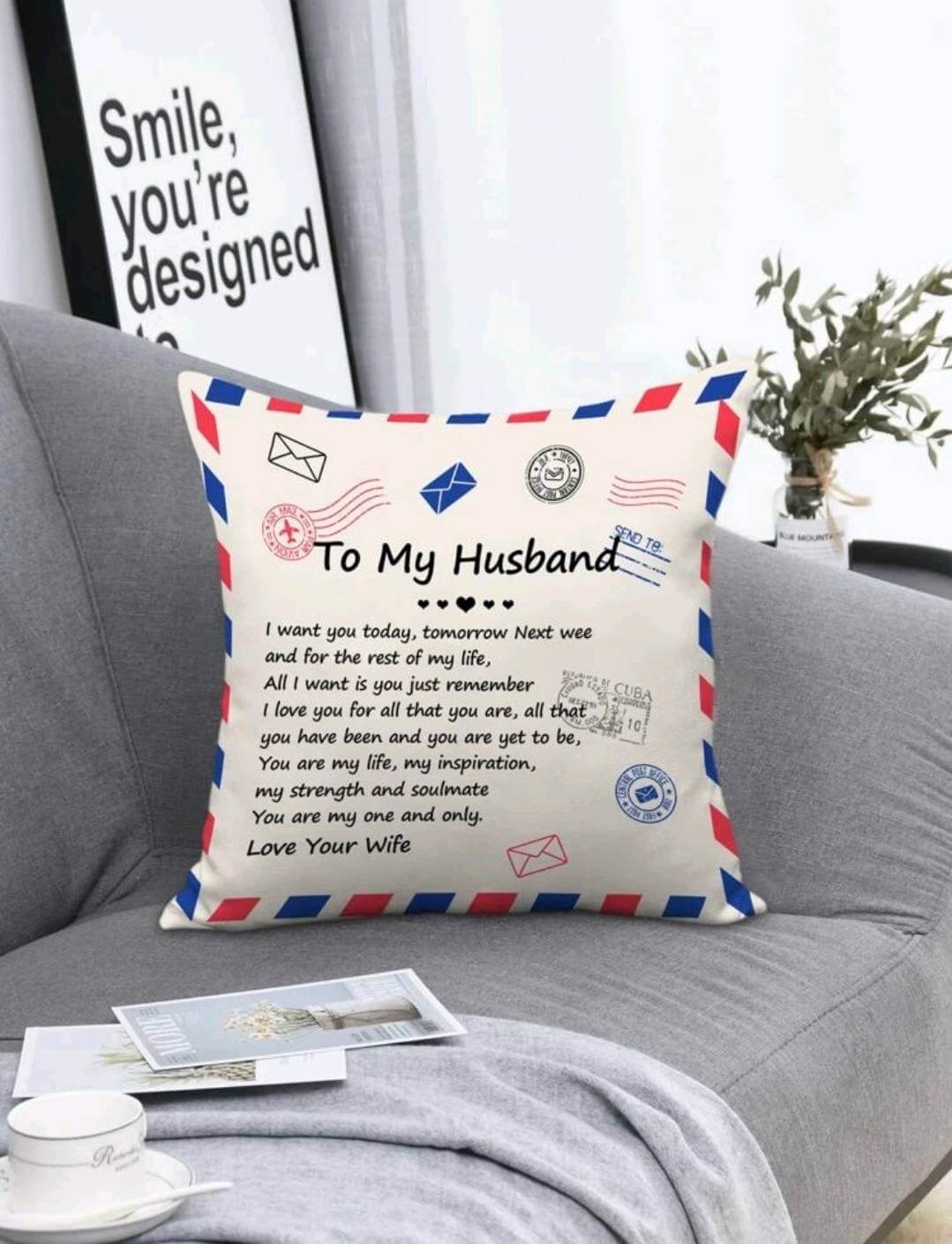Cushion - husband