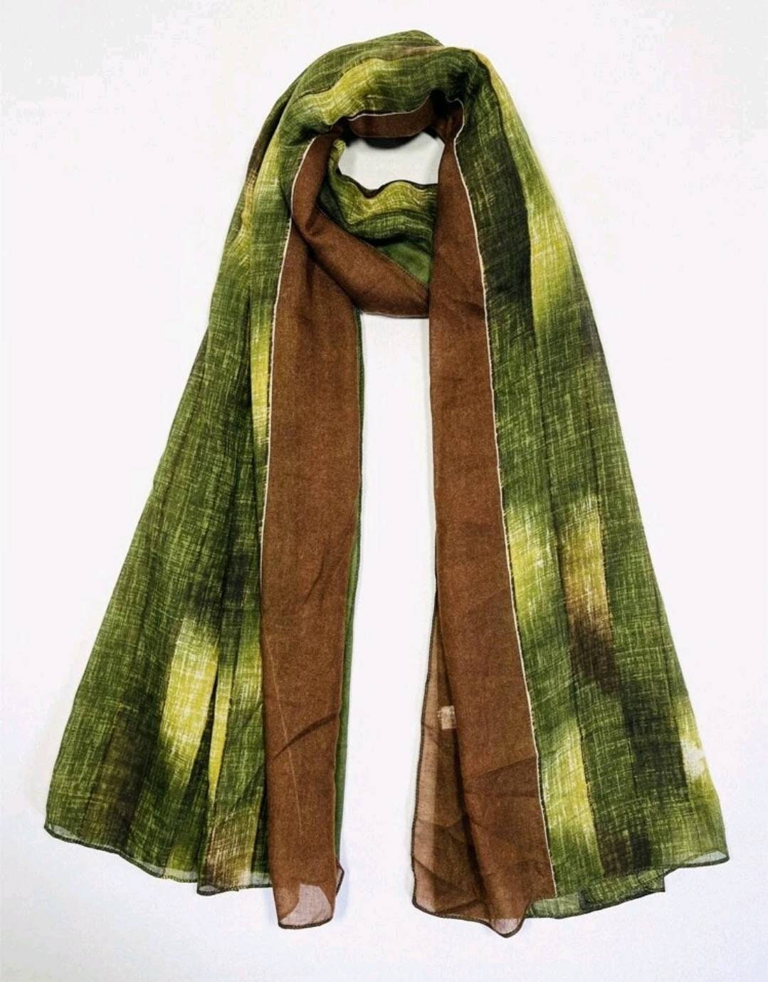 Scarf - ombre green