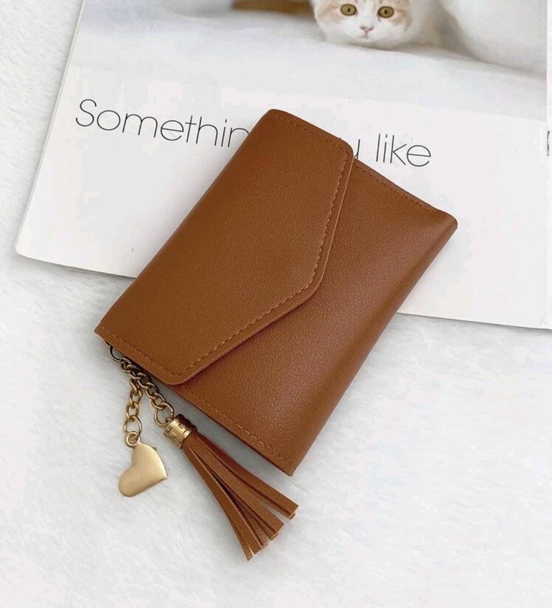 Purse - brown heart
