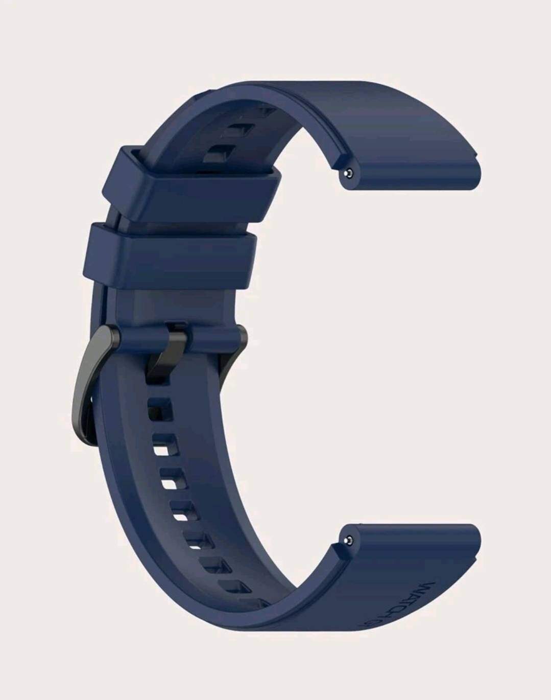 Watch Strap - silicone dusty blue