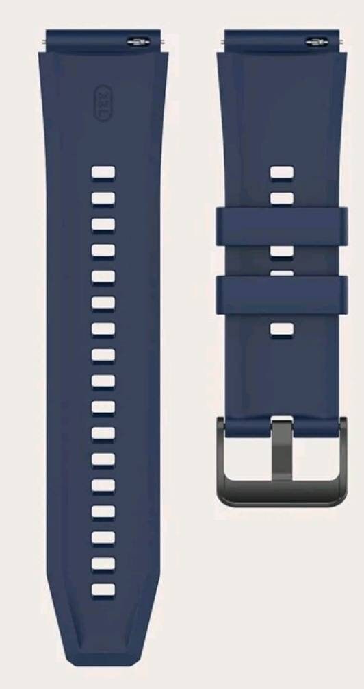 Watch Strap - silicone dusty blue