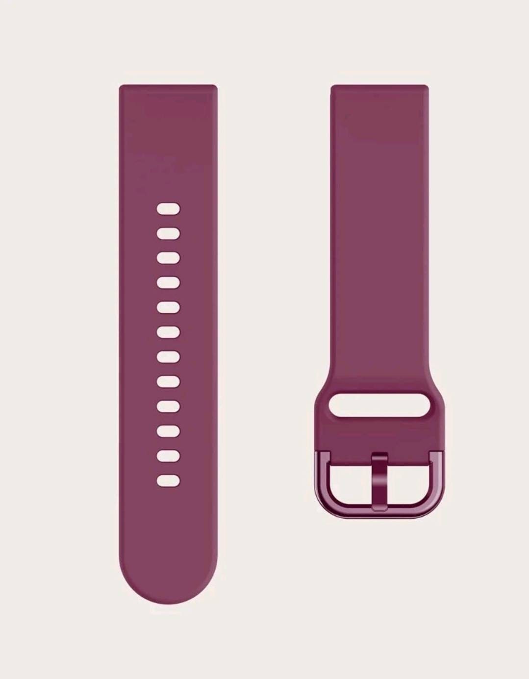 Watch Strap - silicone dusty pink