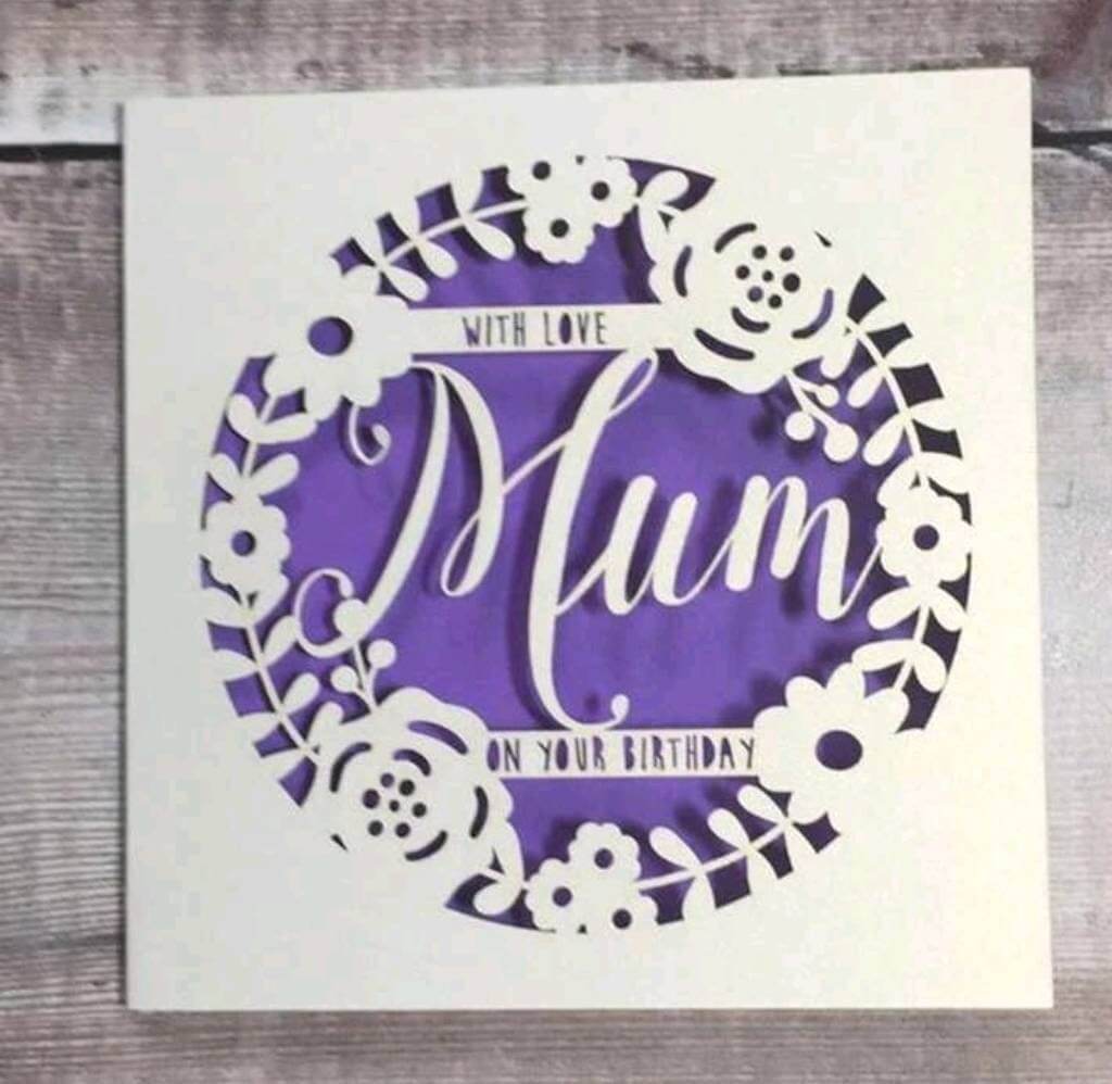 Craft - metal die - mum