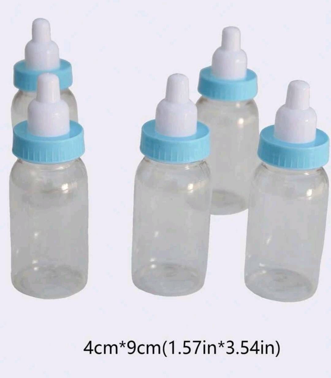 Party Décor - blue baby bottles